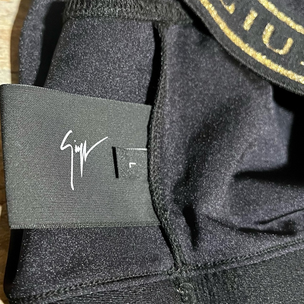 Giuseppe Zanotti Halyna Black Sports Bra Made in Italy - Picture 12 of 16